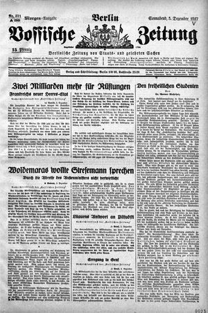 Vossische Zeitung vom 03.12.1927