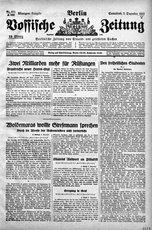 Vossische Zeitung on Dec 3, 1927