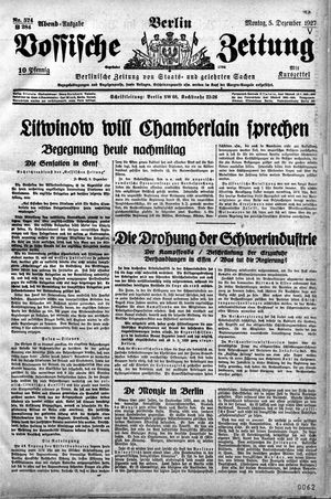 Vossische Zeitung vom 05.12.1927