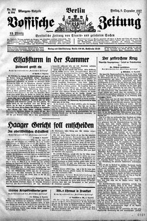 Vossische Zeitung vom 09.12.1927
