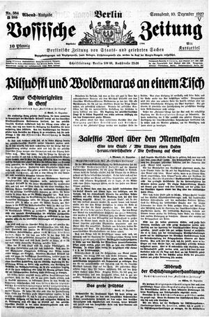 Vossische Zeitung vom 10.12.1927