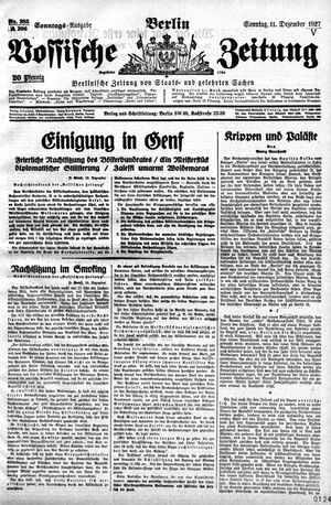 Vossische Zeitung vom 11.12.1927