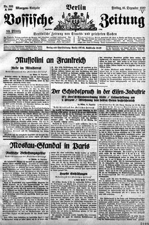Vossische Zeitung vom 16.12.1927