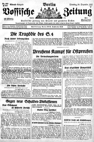 Vossische Zeitung vom 20.12.1927