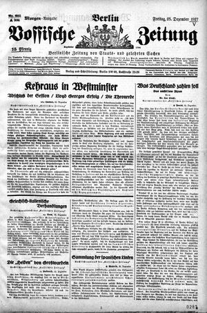 Vossische Zeitung vom 23.12.1927