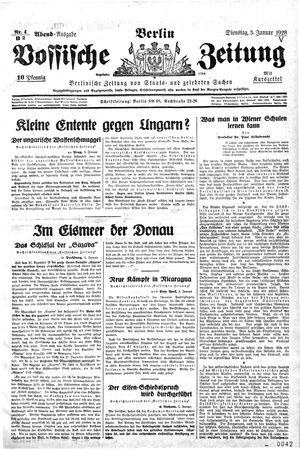 Vossische Zeitung vom 03.01.1928