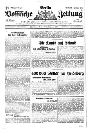 Vossische Zeitung on Jan 4, 1928