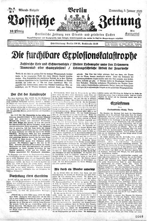 Vossische Zeitung vom 05.01.1928