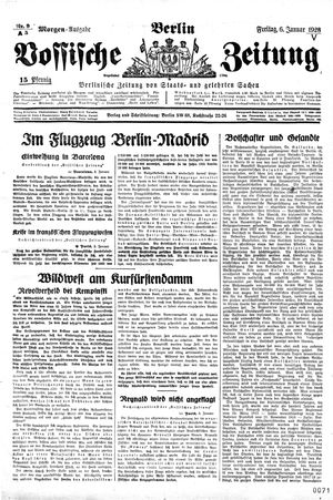 Vossische Zeitung on Jan 6, 1928