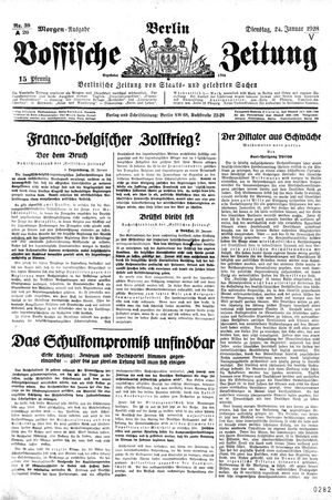 Vossische Zeitung vom 24.01.1928