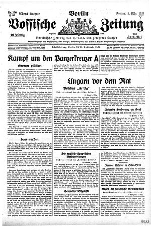 Vossische Zeitung vom 02.03.1928
