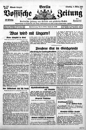 Vossische Zeitung vom 06.03.1928