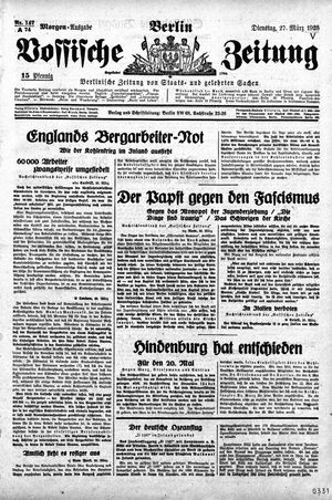 Vossische Zeitung vom 27.03.1928