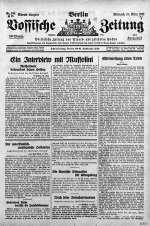 Vossische Zeitung vom 28.03.1928