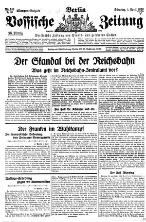 Vossische Zeitung on Apr 3, 1928