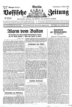 Vossische Zeitung vom 12.04.1928