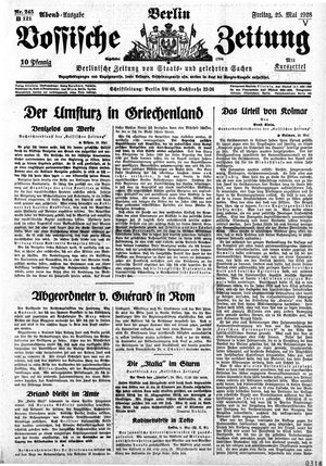 Vossische Zeitung vom 25.05.1928