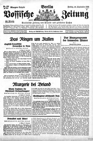 Vossische Zeitung on Sep 28, 1928