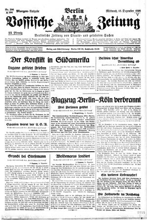 Vossische Zeitung vom 12.12.1928