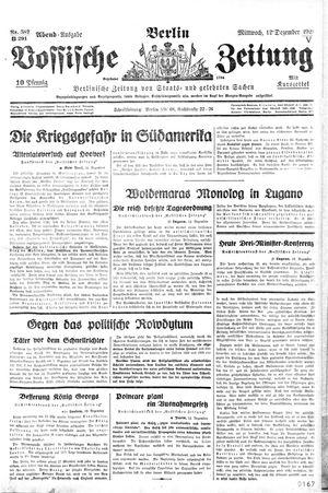 Vossische Zeitung vom 12.12.1928