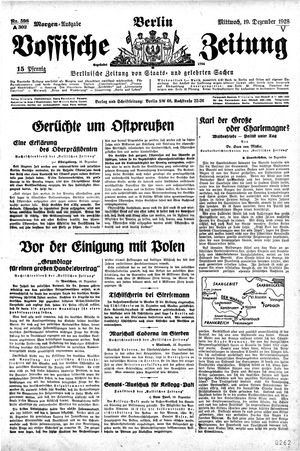 Vossische Zeitung vom 19.12.1928