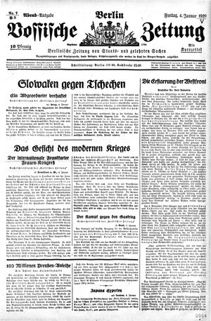 Vossische Zeitung vom 04.01.1929