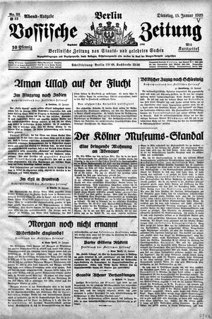 Vossische Zeitung vom 15.01.1929