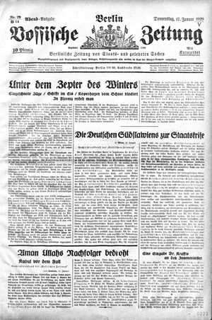 Vossische Zeitung vom 17.01.1929