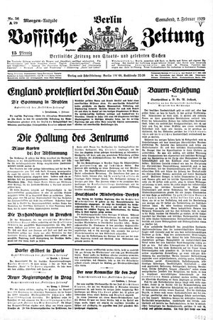 Vossische Zeitung vom 02.02.1929