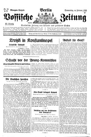Vossische Zeitung vom 14.02.1929