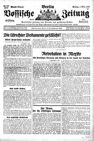 Vossische Zeitung on Mar 4, 1929