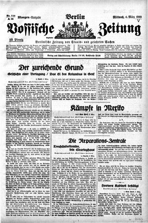 Vossische Zeitung on Mar 6, 1929