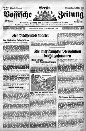 Vossische Zeitung on Mar 7, 1929