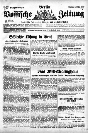 Vossische Zeitung vom 08.03.1929