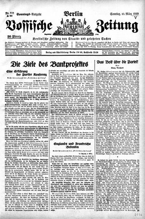 Vossische Zeitung vom 10.03.1929
