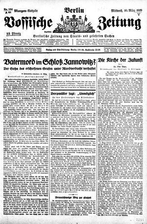 Vossische Zeitung vom 20.03.1929