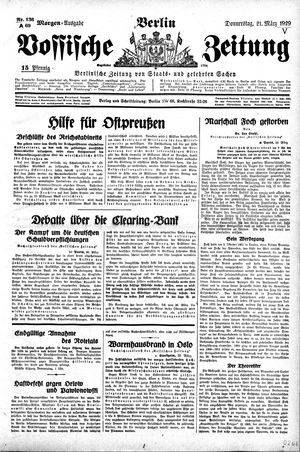 Vossische Zeitung vom 21.03.1929
