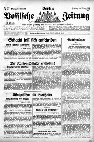 Vossische Zeitung vom 29.03.1929