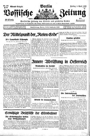 Vossische Zeitung on Apr 5, 1929