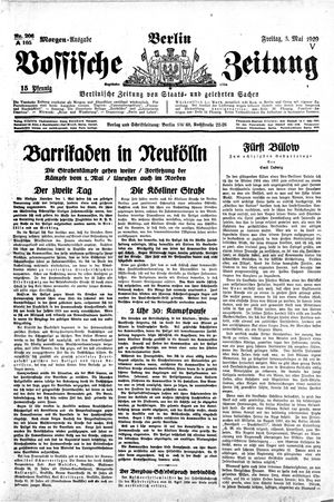 Vossische Zeitung vom 03.05.1929
