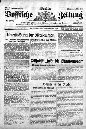 Vossische Zeitung vom 08.05.1929