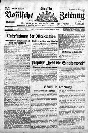 Vossische Zeitung on May 8, 1929