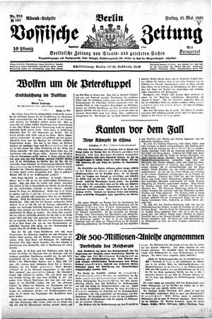 Vossische Zeitung vom 10.05.1929