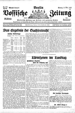 Vossische Zeitung vom 13.05.1929