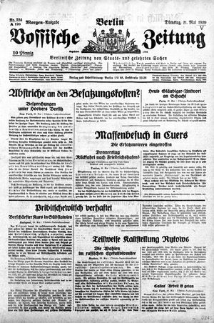Vossische Zeitung vom 21.05.1929