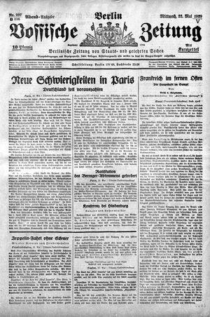 Vossische Zeitung vom 22.05.1929
