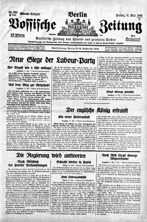 Vossische Zeitung vom 31.05.1929