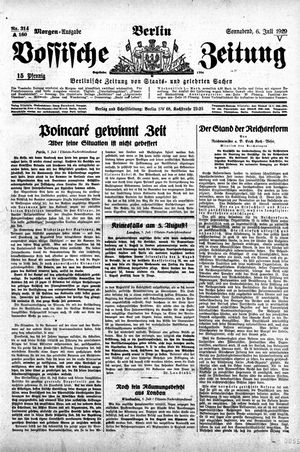 Vossische Zeitung vom 06.07.1929
