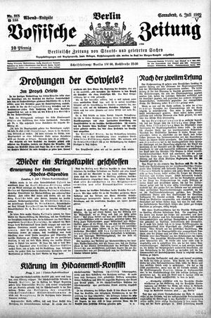 Vossische Zeitung vom 06.07.1929
