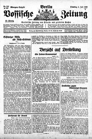 Vossische Zeitung vom 09.07.1929